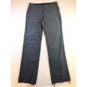 REI Women's Size 6 Gray Stretch Hiking Pants Nylon Spandex Drawstring Hem